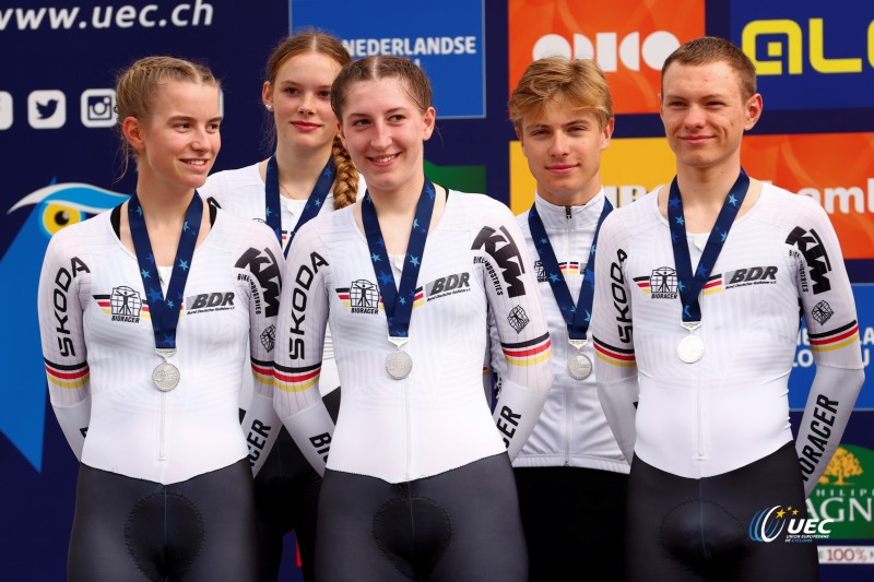 2023 UEC Road European Championships - Drenthe - Junior Mixed Team Relay - Emmen - Emmen 38, km - 21/09/2023 - Germany - photo Luca Bettini/SprintCyclingAgency?2023